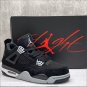 Air  4 Retro Black Canvas Shoes Sneakers