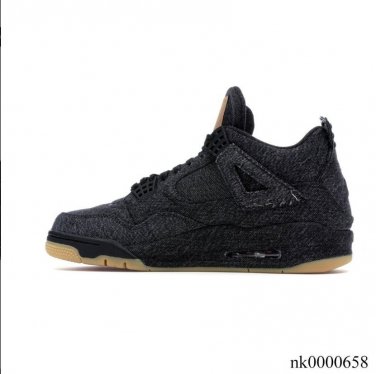 Air  4 Retro Levi&acirc;��s Black (Levi&acirc;��s Tag) Shoes Sneakers