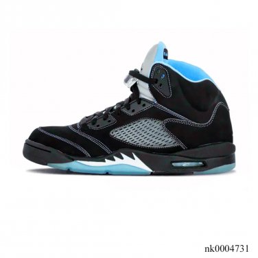 Air  5 Black University Blue Shoes Sneakers