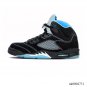 Air  5 Black University Blue Shoes Sneakers