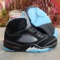 Air  5 Black University Blue Shoes Sneakers