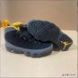 Air  9 Dark Charcoal University Gold Shoes Sneakers