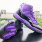 Air  11 Black Purple Shoes Sneakers