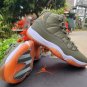 Air  11 Matte Olive Green Shoes Sneaker