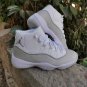 Air  11 Retro White Metallic Silver (W) Shoes Sneakers