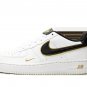 2025 & 2026 Force 1 Low '07 LV8 GS Double Swoosh White Metallic Gold