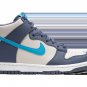 DUNK HIGH GS Light Bone _ Diffused Blue
