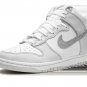 DUNK HIGH MNS WMNS Silver Swoosh