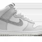 DUNK HIGH MNS WMNS Silver Swoosh
