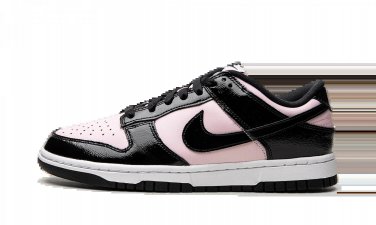 DUNK LO MNS WMNS Pink _ Black Patent