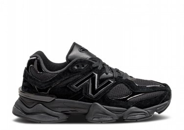 2026 9060 Triple Black Suede Patent