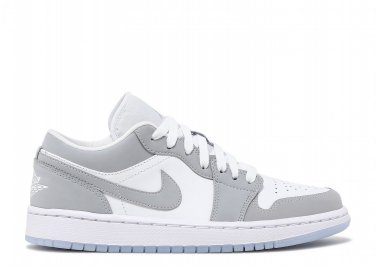2026 Air  1 Low White Wolf Grey