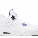 2026 Air Jor Air  4 Retro GS Purple Metallicdan 4 Retro GS Military Black