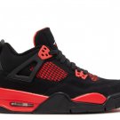 2026 Air Jor Air  4 Retro GS Red Thunderdan 4 Retro GS Military Black