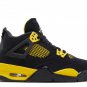 2026 Air Jor Air  4 Retro GS Thunder 2023dan 4 Retro GS Military Black