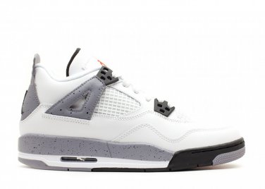 2026 Air Jor Air  4 Retro GS White Cement 2012dan 4 Retro GS Military Black