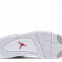 2026 Air Jor Air  4 Retro GS White Oreodan 4 Retro GS Military Black