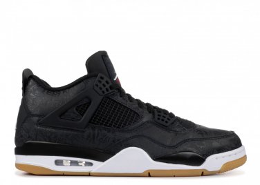 2026 Air Jor Air  4 Retro Laserdan 4 Retro GS Military Black