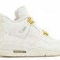 2026 Air Jor Air  4 Retro Metallic Golddan 4 Retro GS Military Black