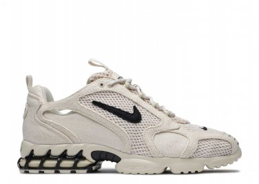 2026 Stussy x Air Zoom Spiridon Caged 2 Fossil