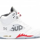 2026 Supreme x Air  5 Retro White