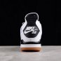Air   4  Black White