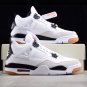 Air   4  Black White