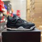 Air  4 Black Canvas