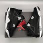 Air  4 Black Canvas Sneaker