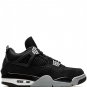 Air  4 Black Canvas sneakers