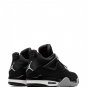 Air  4 Black Canvas sneakers