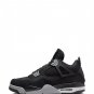 Air  4 Black Canvas sneakers