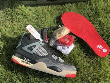 Air  4 Bred Black Red