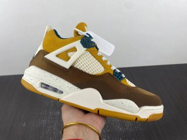 Air  4 Cacao Wowgeode Teal-ale Brown Sneaker