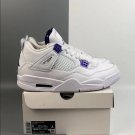 Air  4 Court Purple-metallic Silver Sneaker