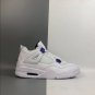 Air  4 Court Purple-metallic Silver Sneaker