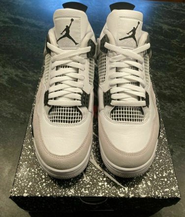 Air  4 IV Retro Military Black 4-14 White Neutral Grey DH6927-111