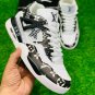 Air  4 Monogram White Black