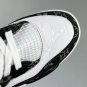 Air  4 Monogram White Black