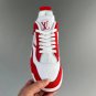 Air  4 Monogram White Red