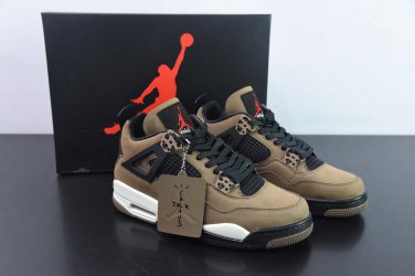 Air  4 Olive Grey Black
