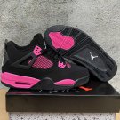 Air  4 Pink Thunder Black Pink Noir Rose