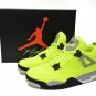 Air  4 Plush Fluorescent Yellow x Tagz
