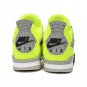 Air  4 Plush Fluorescent Yellow x Tagz