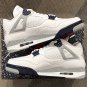 Air  4 Retro ' Midnight Navy ' Blue White Gray