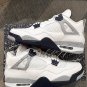 Air  4 Retro ' Midnight Navy ' Blue White Gray