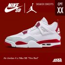 Air  4 Retro “ Fire Red ”