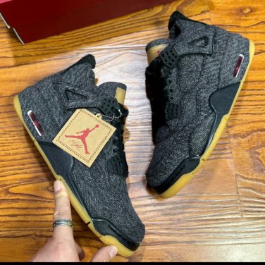 Air  4 Retro Black Denim