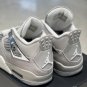 Air  4 Retro Frozen Moments White Grey