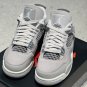 Air  4 Retro Frozen Moments White Grey